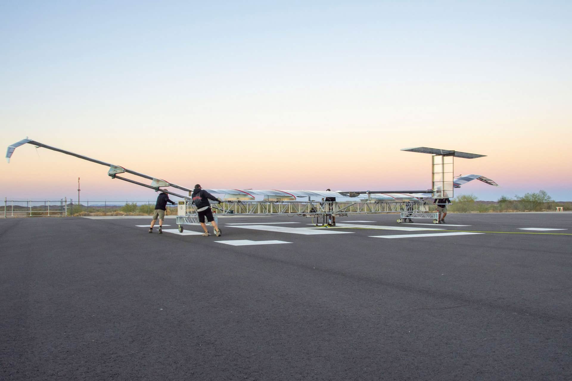 So close! Zephyr drone lands just hours before setting flight