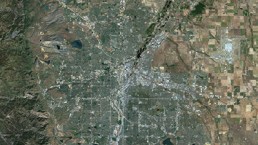 Airbus 1.5m satellite imagery over Denver, Colorado